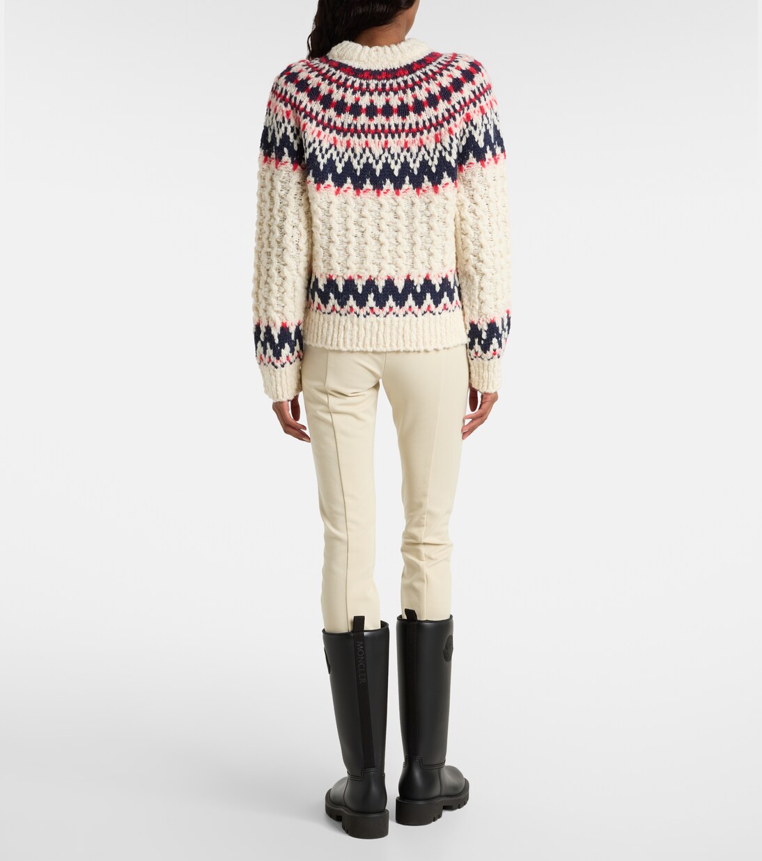 Jacquard wool-blend sweater | Moncler Grenoble