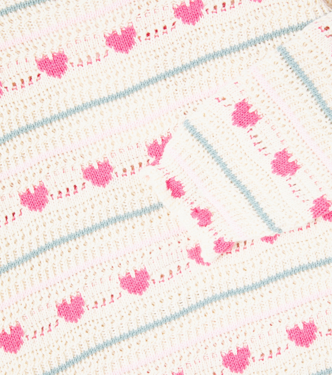 Josie crochet cotton and wool sweater | Bebe Organic