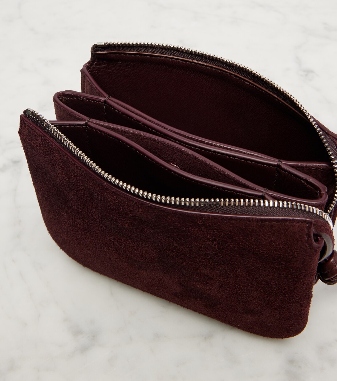 Triplex suede pouch | Phoebe Philo