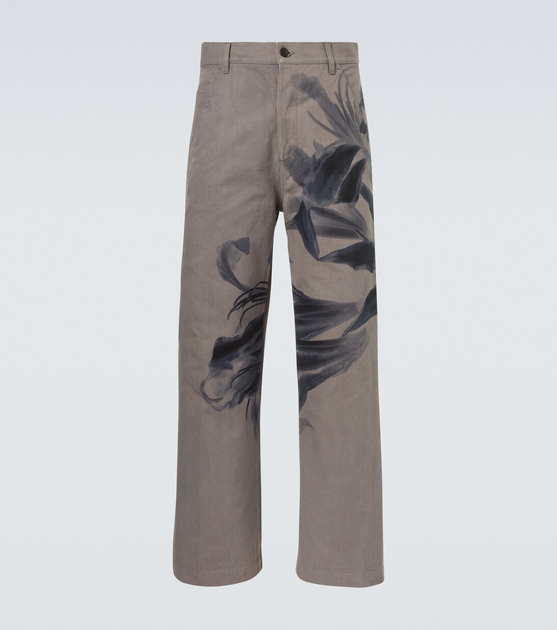 Printed cotton chinos | Dries Van Noten