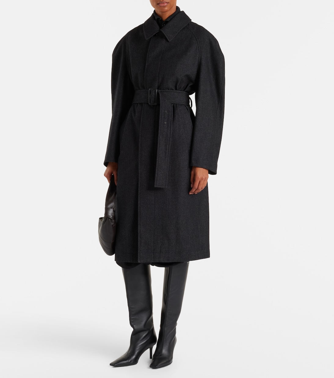 Manteau en laine et coton | Lemaire