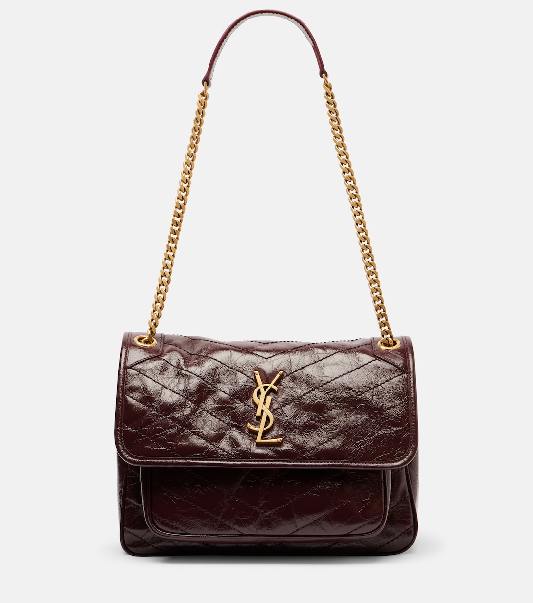 Schultertasche Niki Medium aus Leder | Saint Laurent
