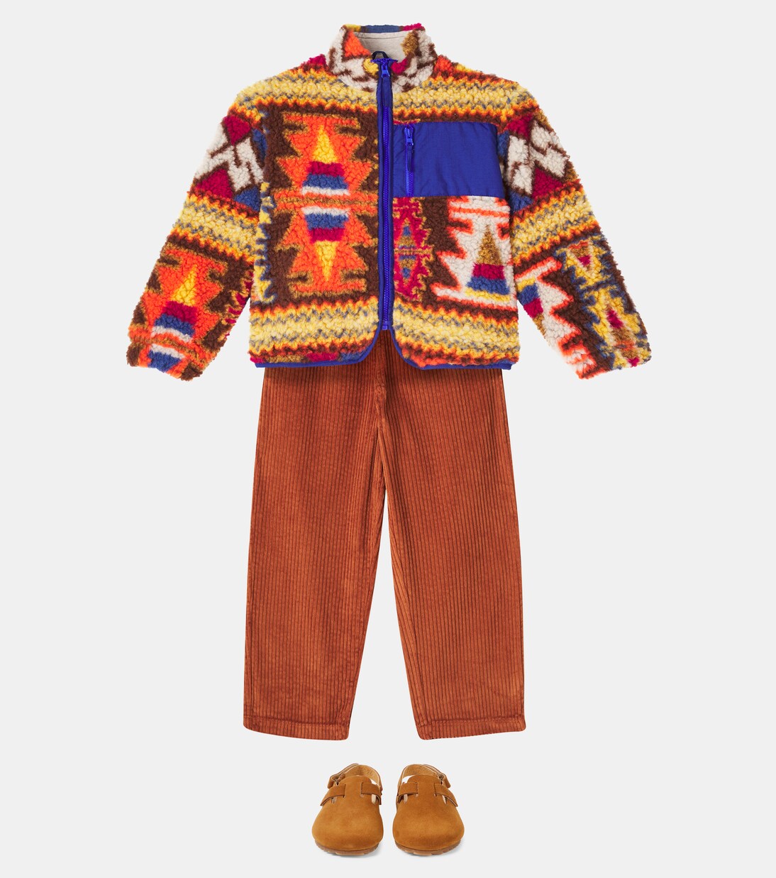 Carlos wool-blend fleece jacquard jacket | The New Society