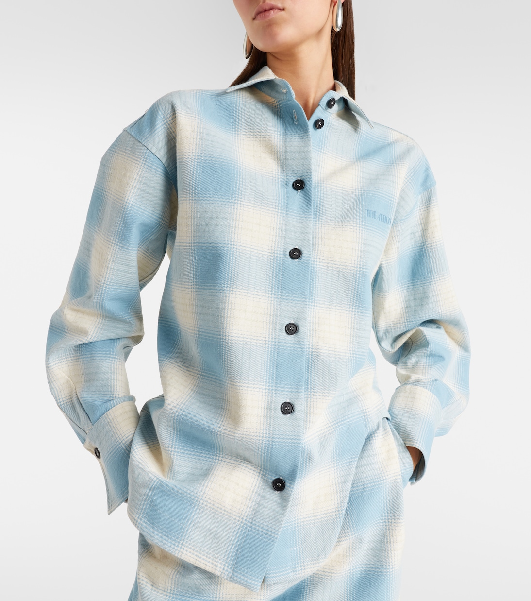 Plaid cotton and wool shirt | The Attico