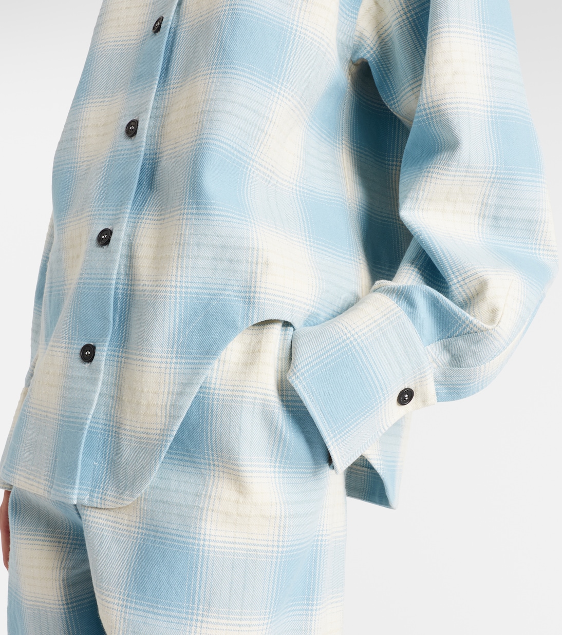 Plaid cotton and wool shirt | The Attico