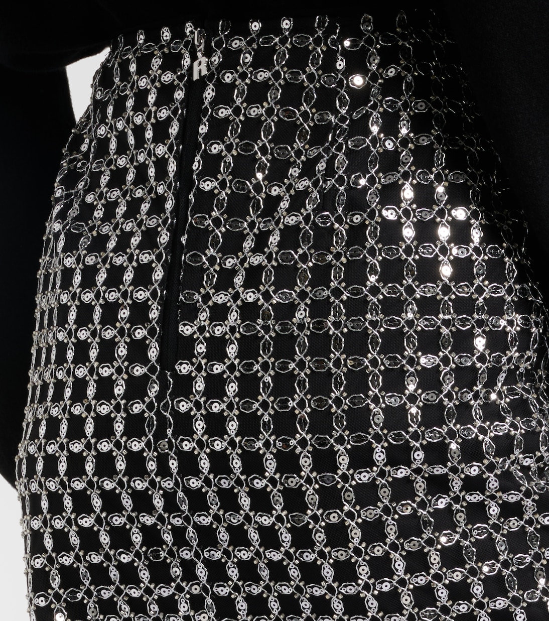 Jupe midi à ornements | Rotate