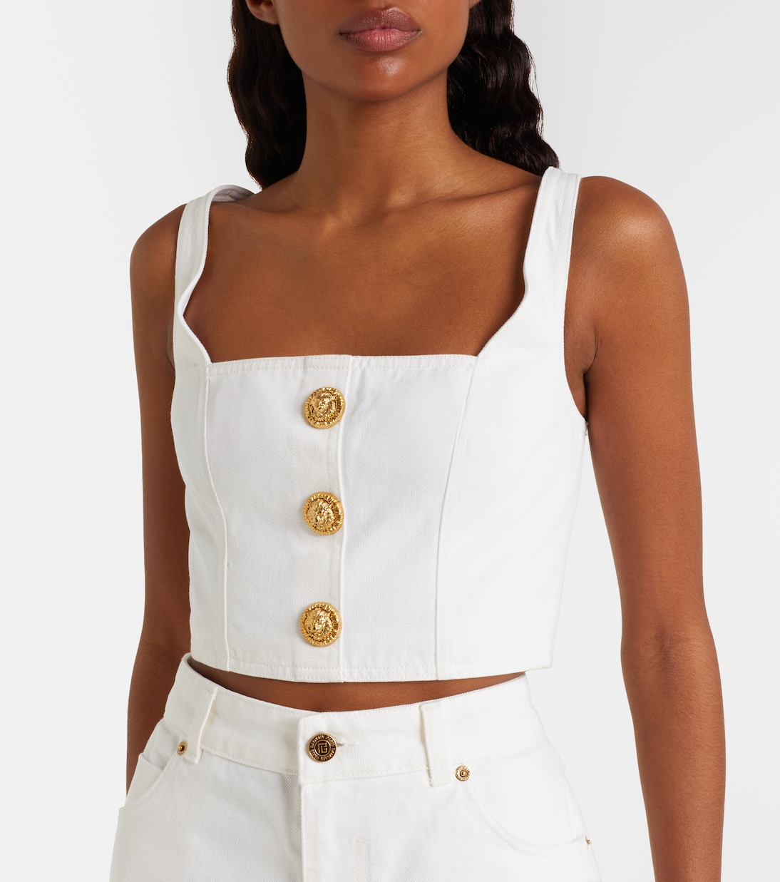 Top court en jean | Balmain