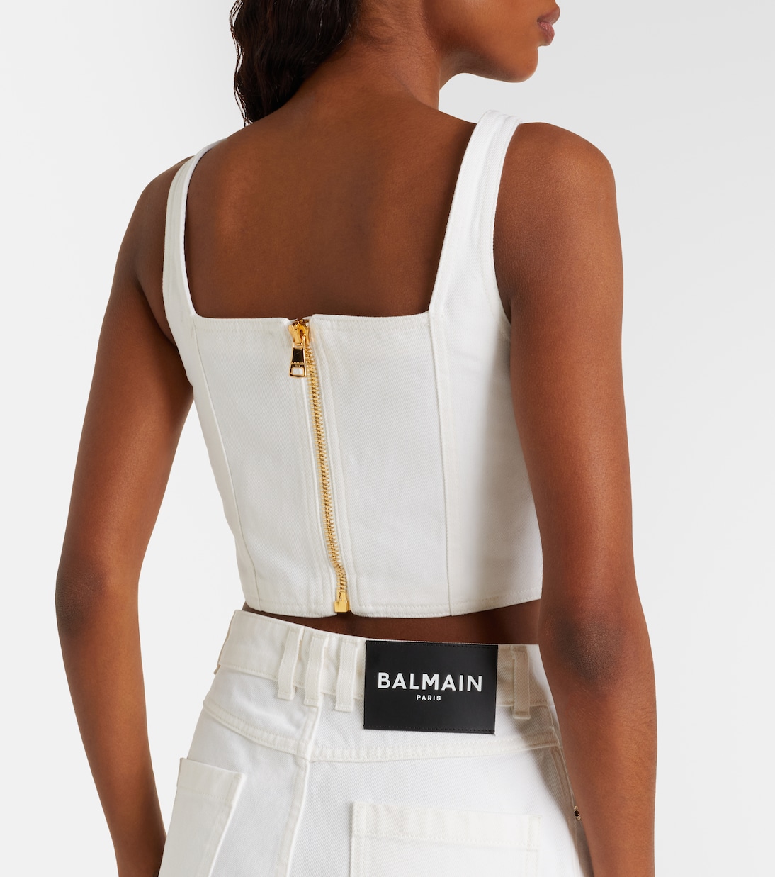 Top court en jean | Balmain