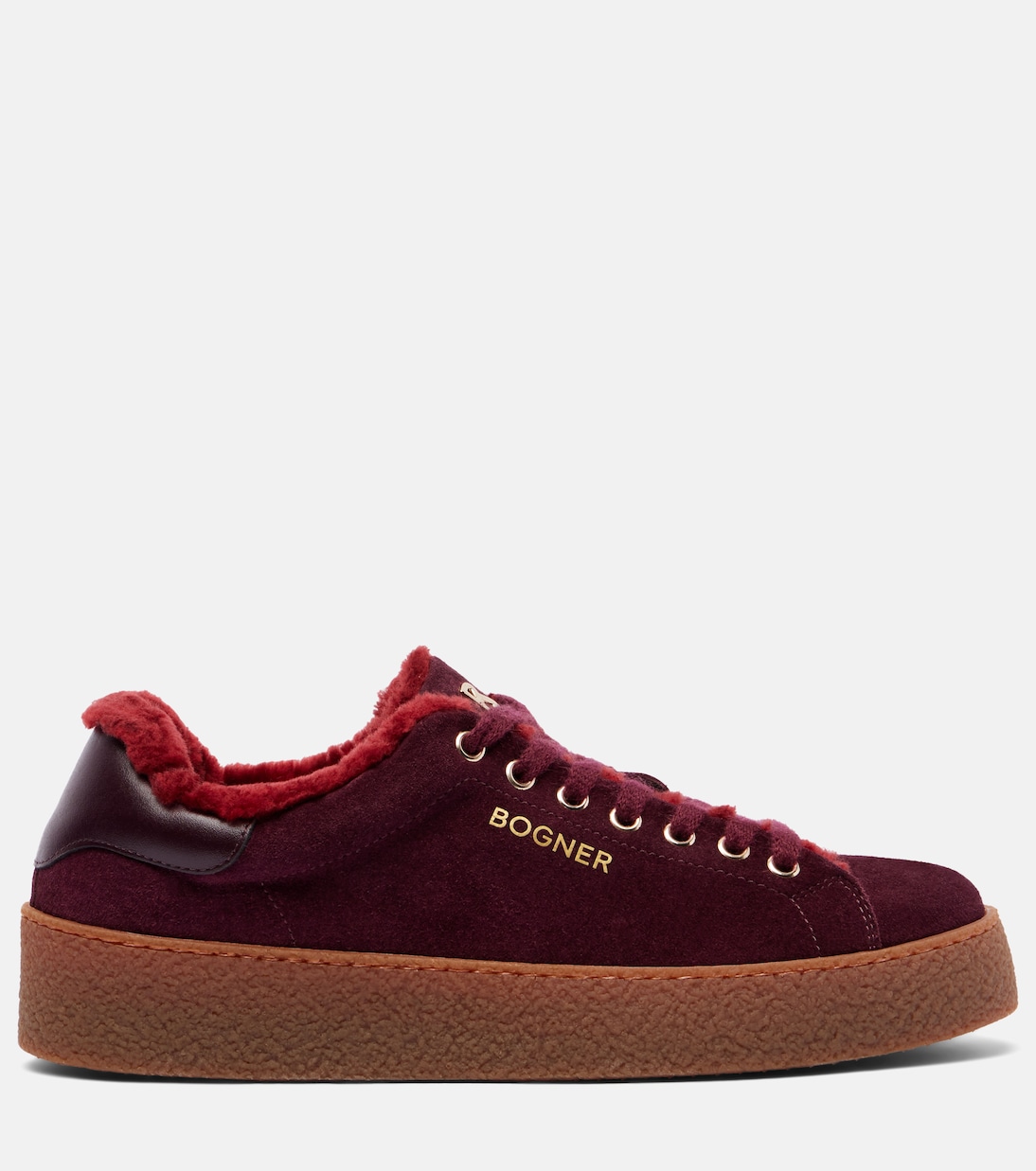 Sneakers Lucerne in suede con shearling | Bogner