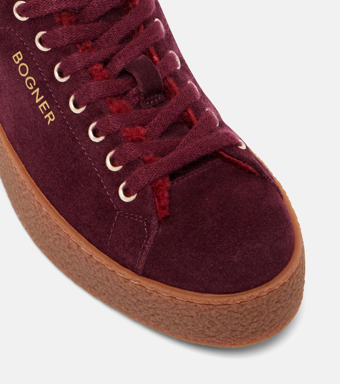 Sneakers Lucerne in suede con shearling | Bogner