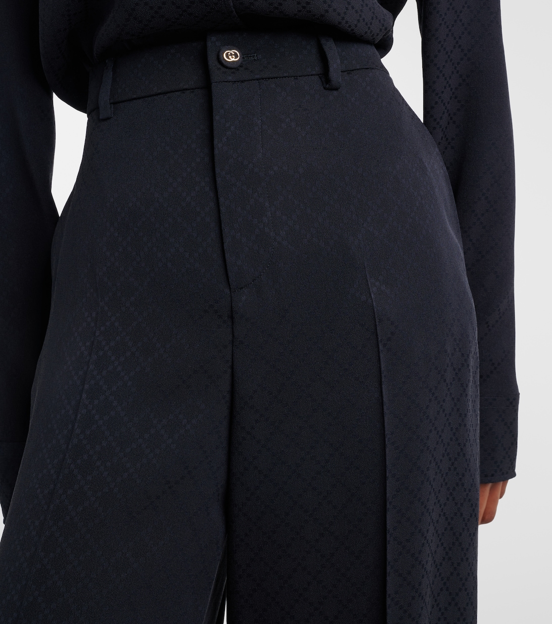 GG mid-rise wide-leg pants | Gucci