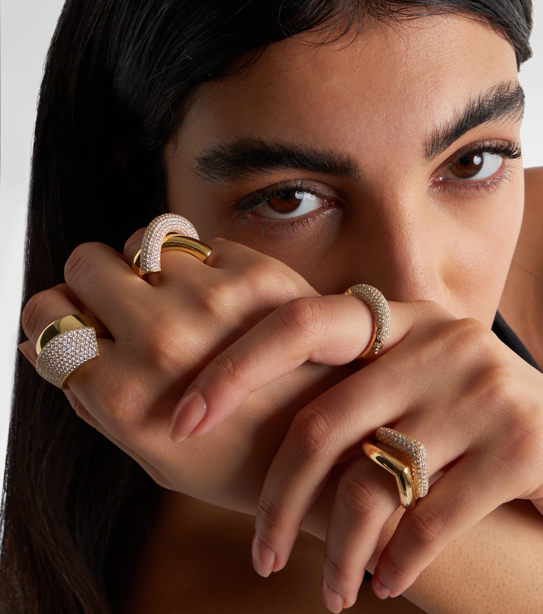 Divino 18kt gold (750/1000) ring with diamonds | Engelbert