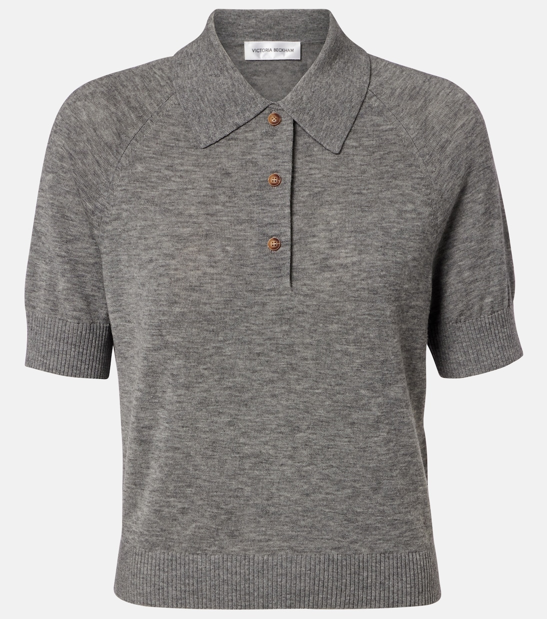 Wool polo shirt | Victoria Beckham