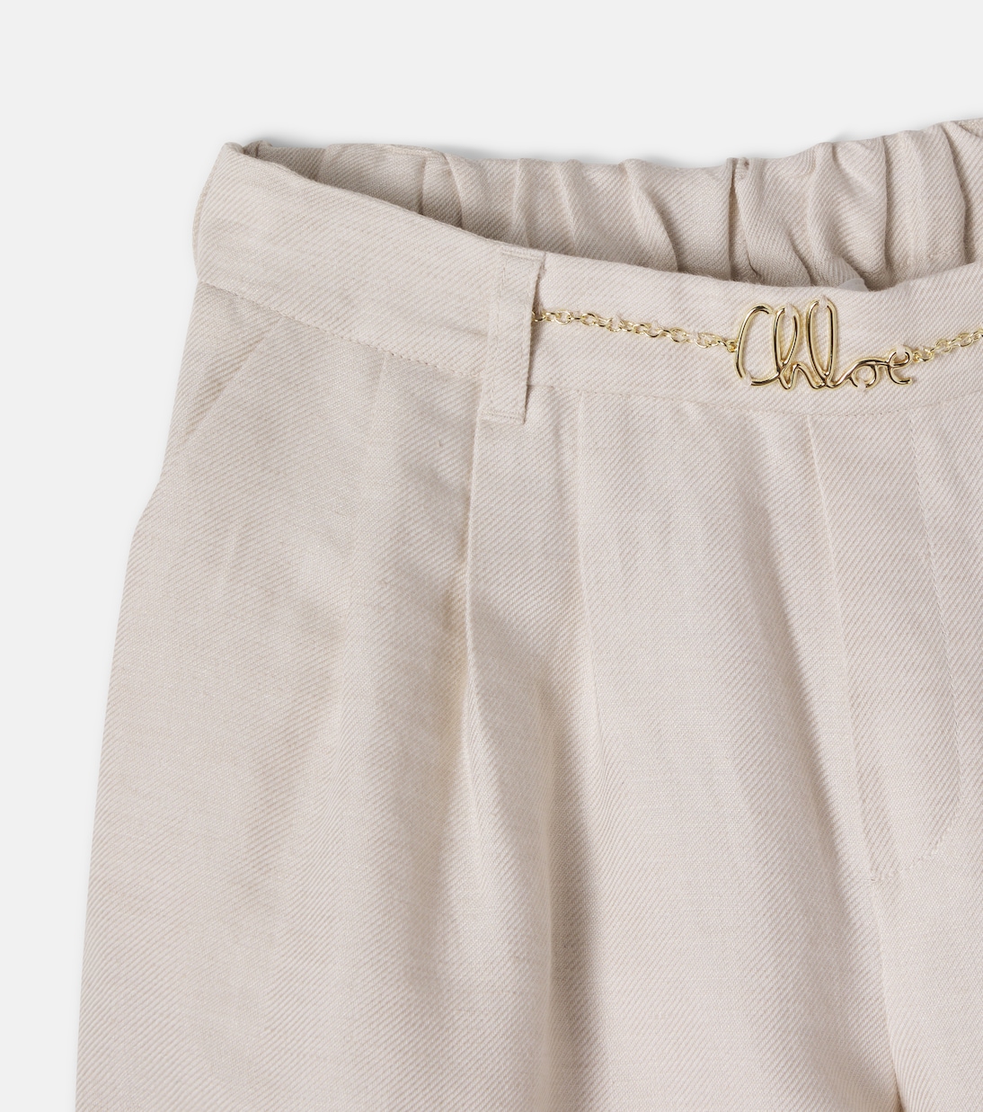 Linen and cotton pants | Chloé Kids