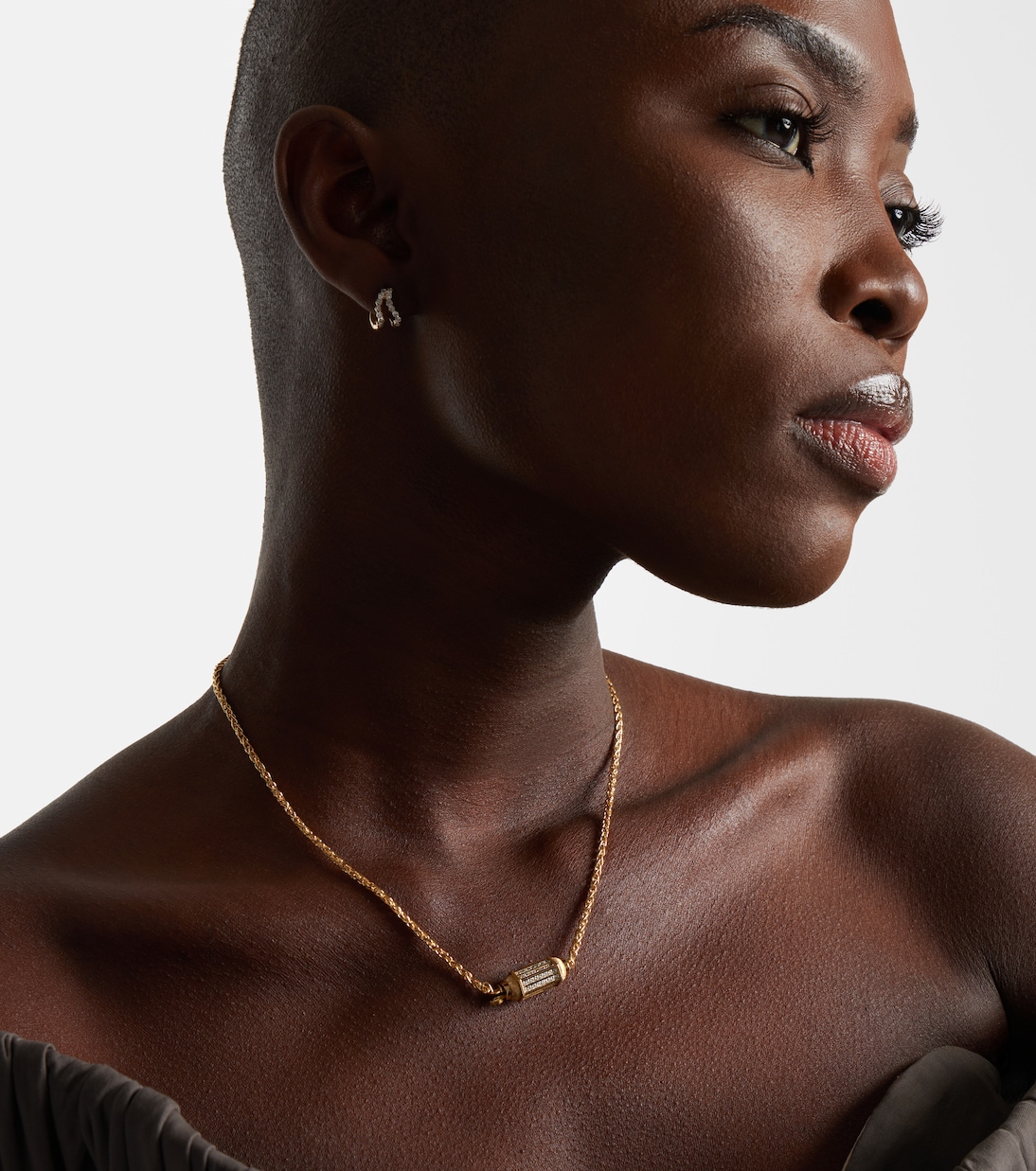 18kt gold (750/1000) necklace with diamonds | Marie Lichtenberg