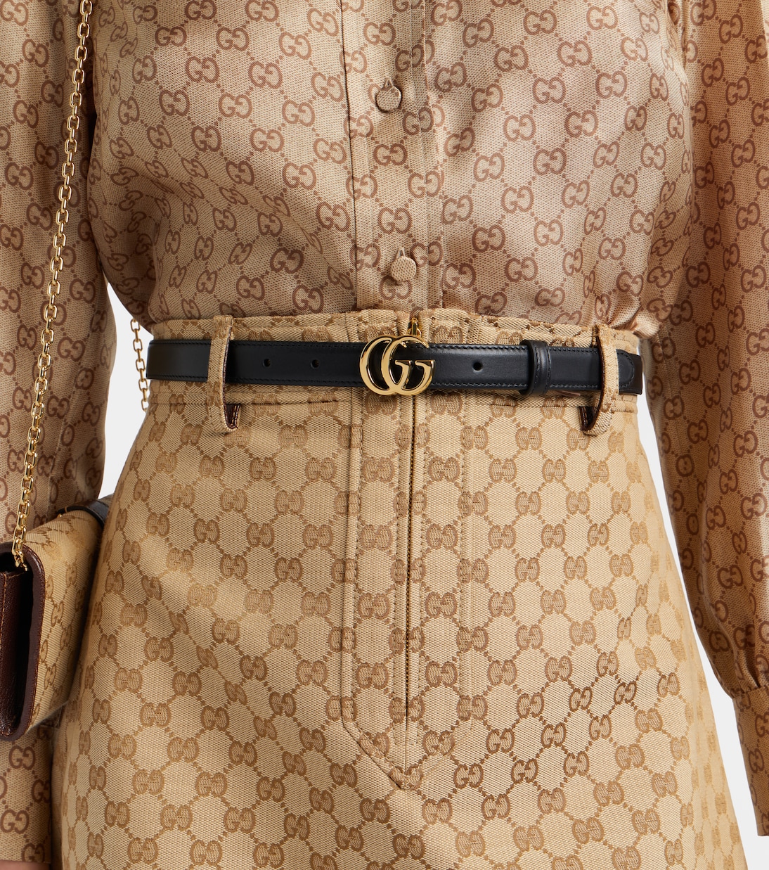 GG Marmont leather belt | Gucci
