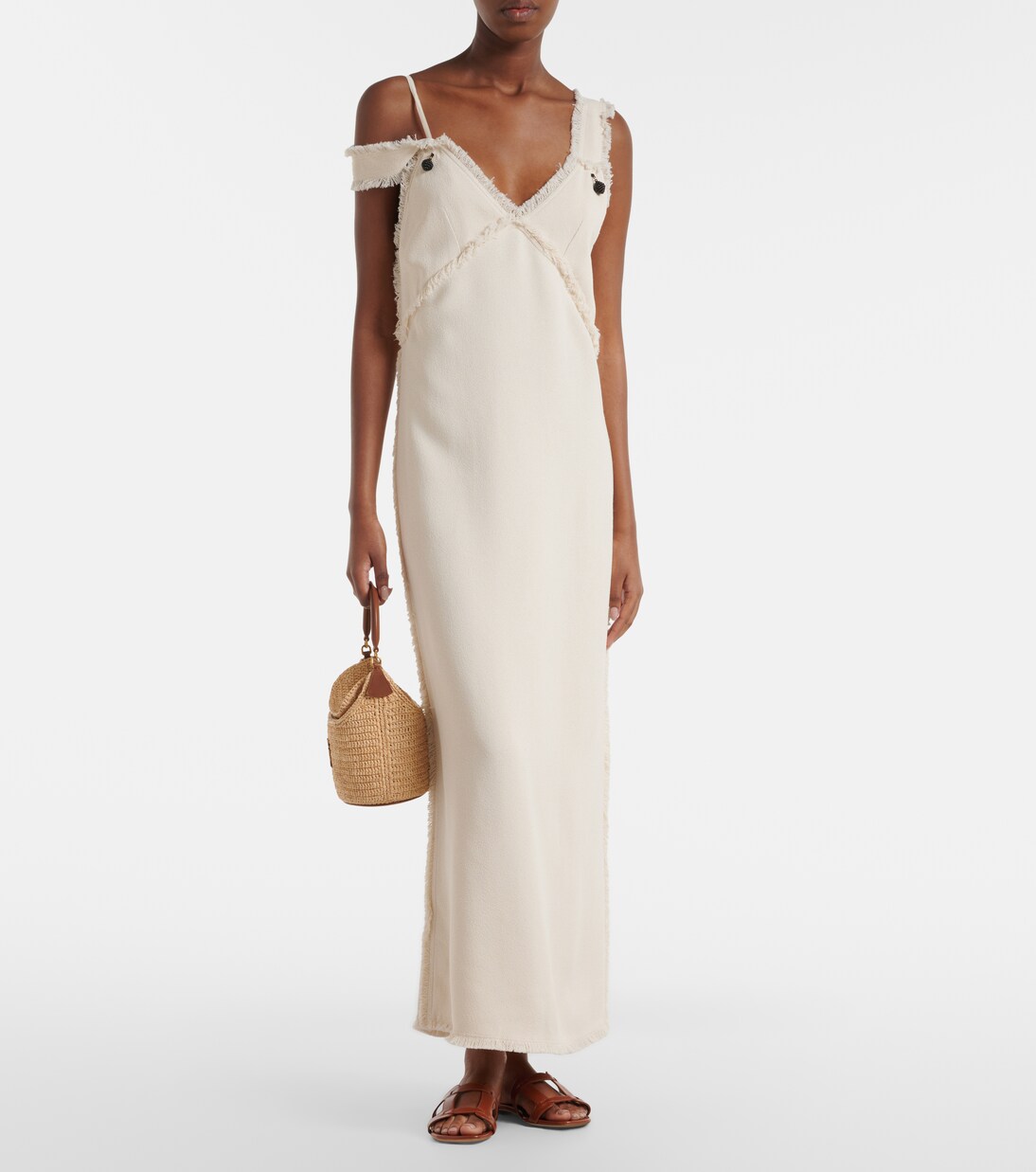 Grellanuflat leather sandals | Manolo Blahnik