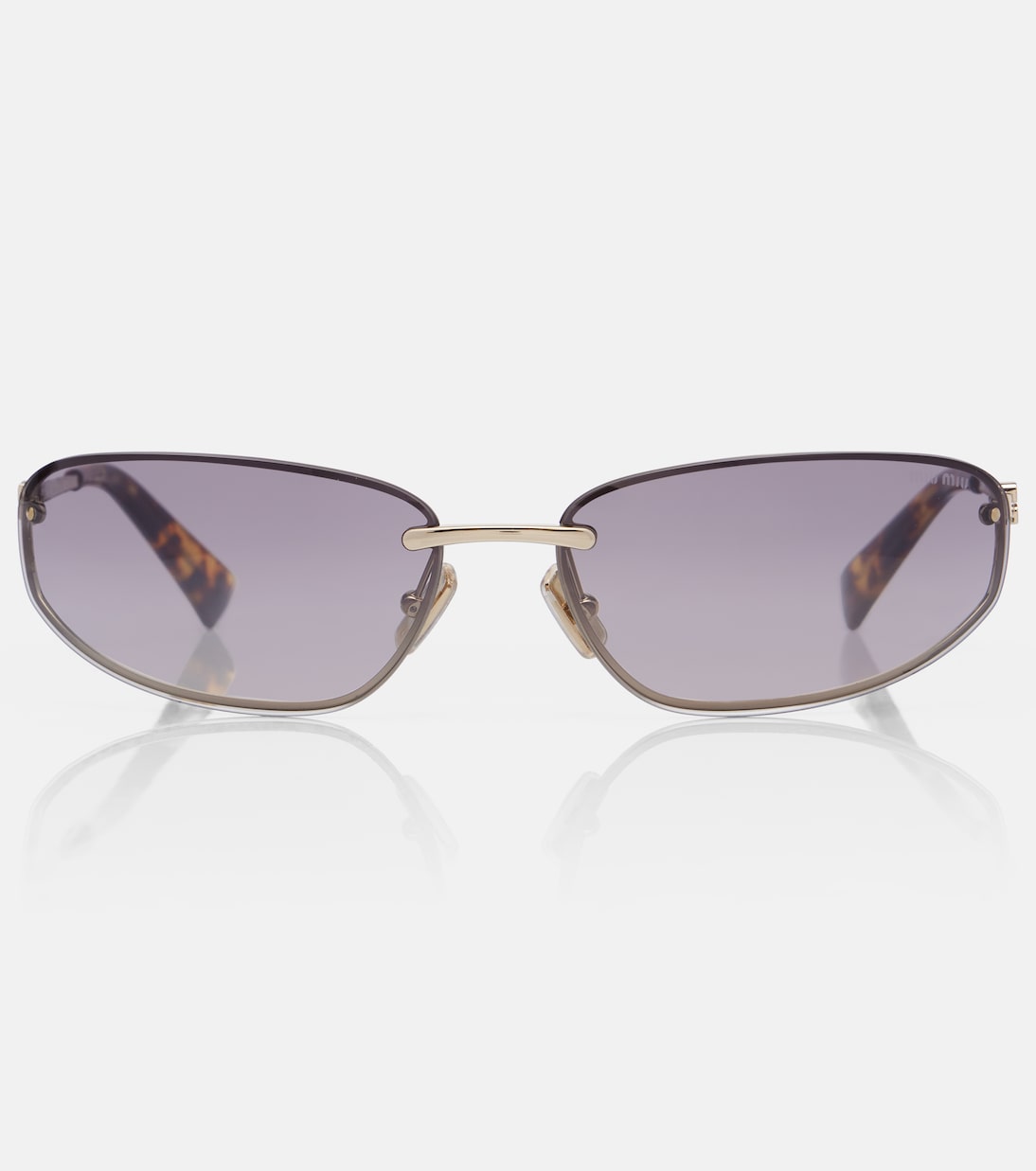 Miu Nocturne oval sunglasses | Miu Miu