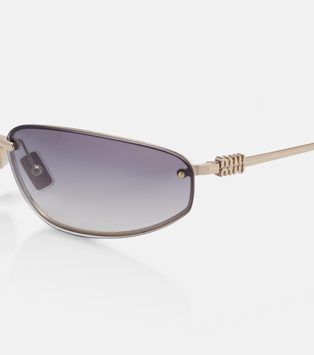 Miu Nocturne oval sunglasses | Miu Miu