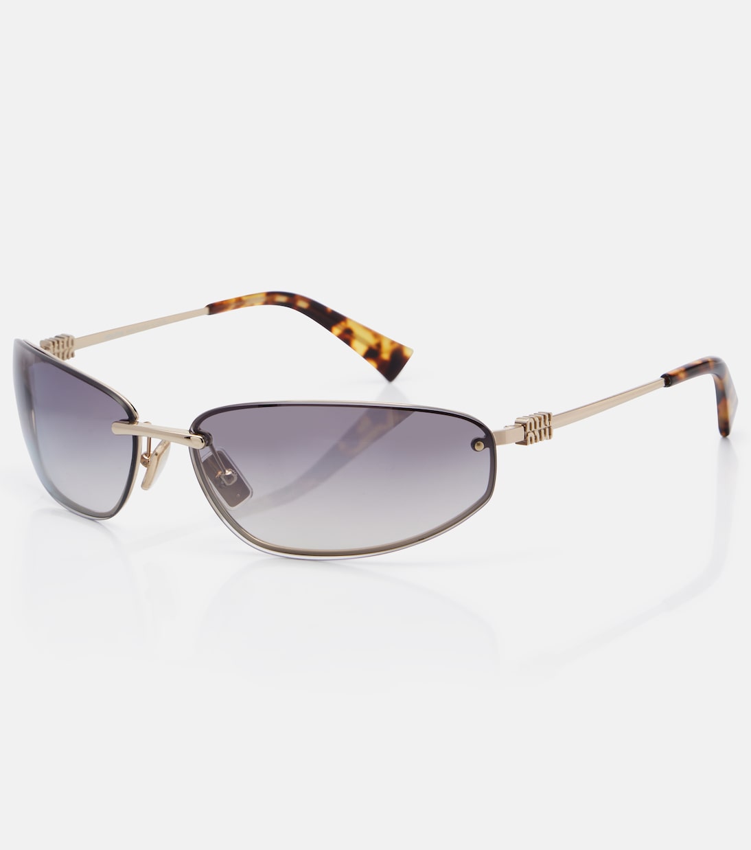 Miu Nocturne oval sunglasses | Miu Miu