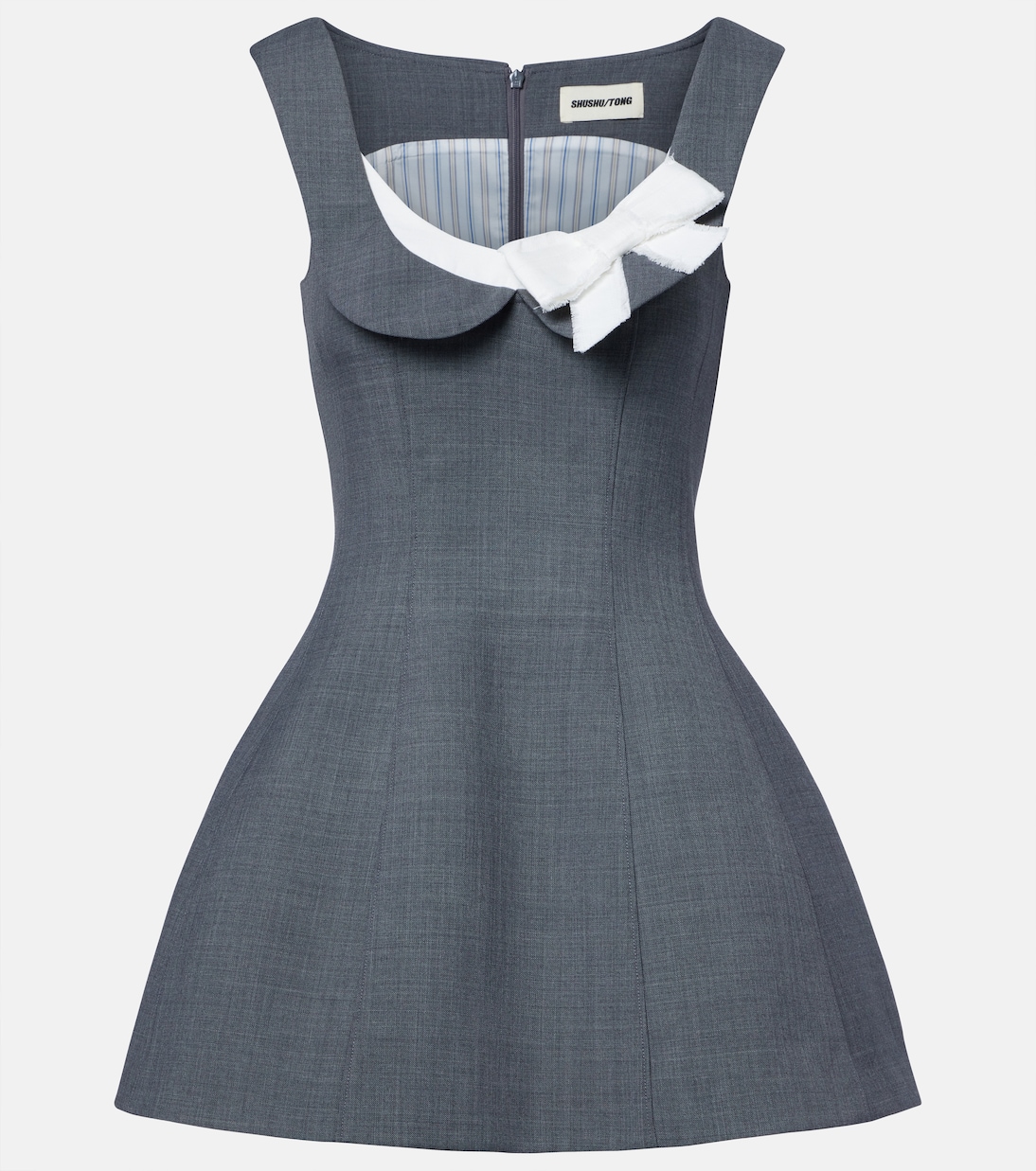 Minikleid aus Twill | Shushu/Tong