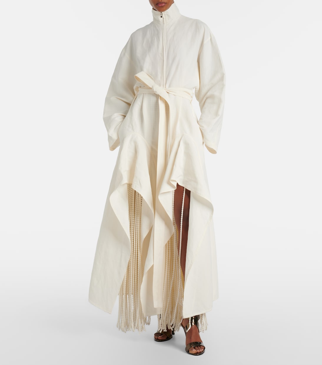 Trompe l’œil wide-leg pants | Alaïa