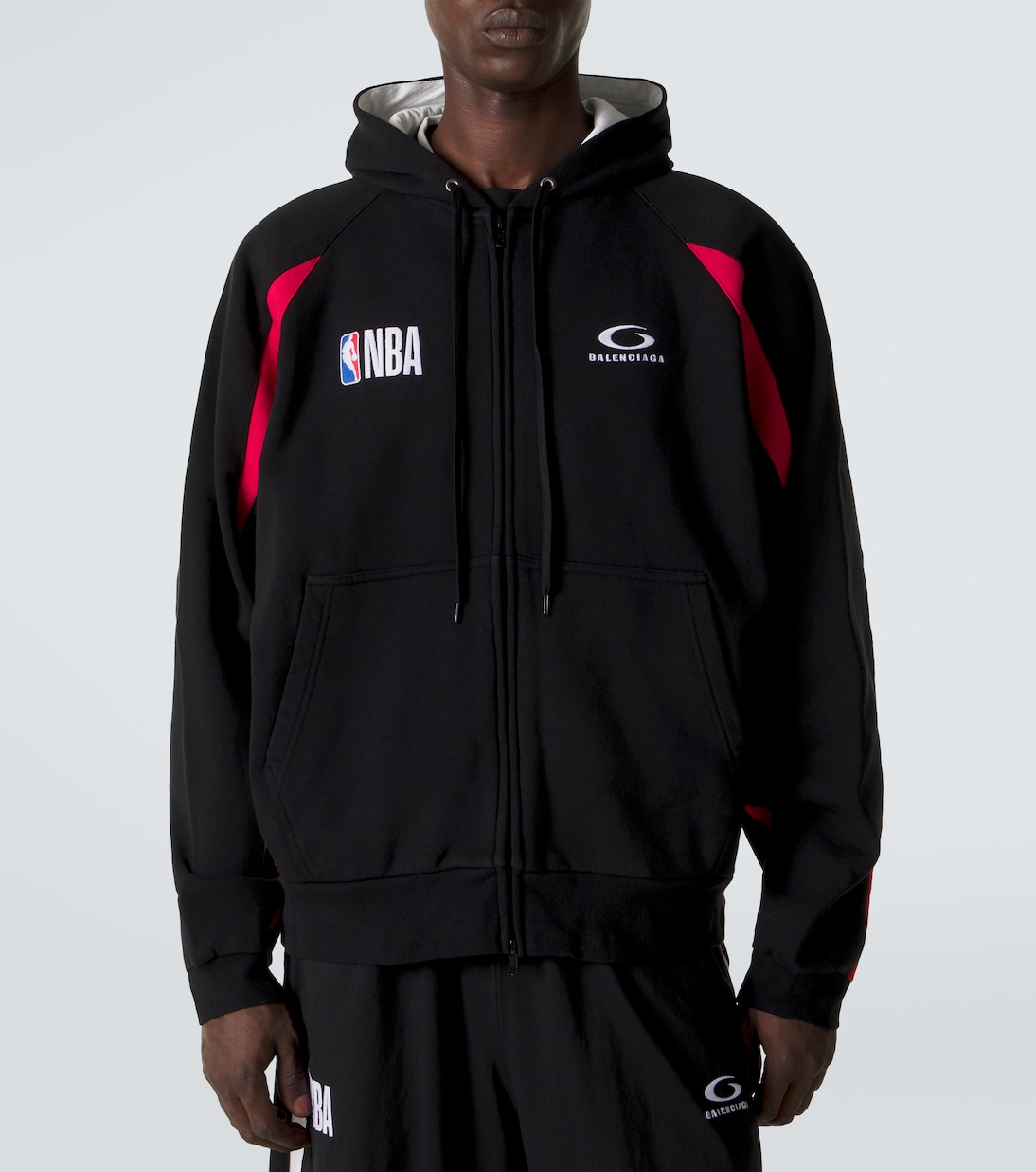 x NBA sudadera de algodón con logo | Balenciaga