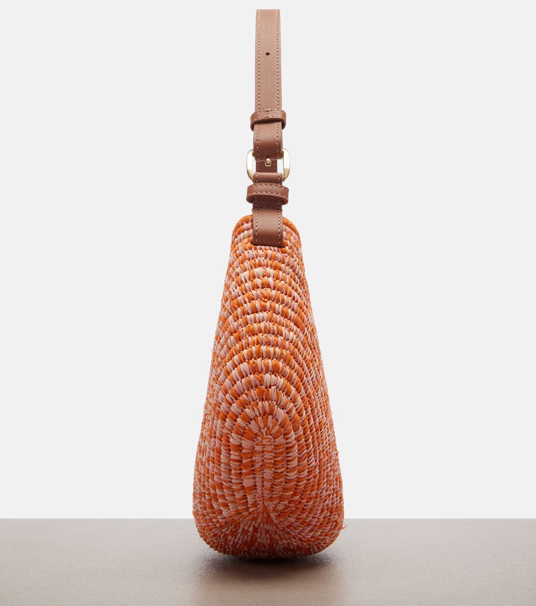 Paula's Ibiza Swim Medium raffia shoulder bag | Loewe