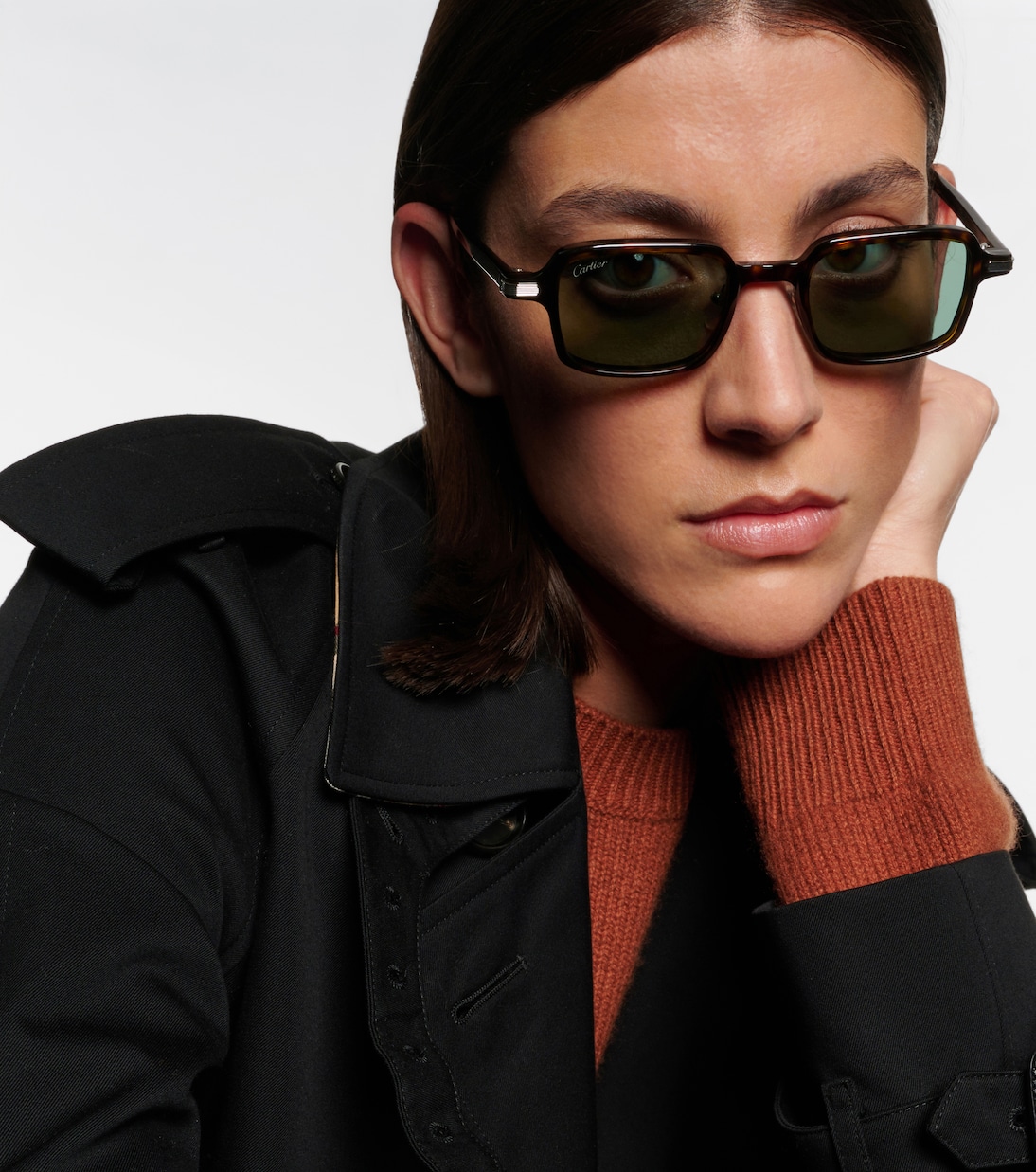 Signature C rectangular sunglasses | Cartier Eyewear Collection