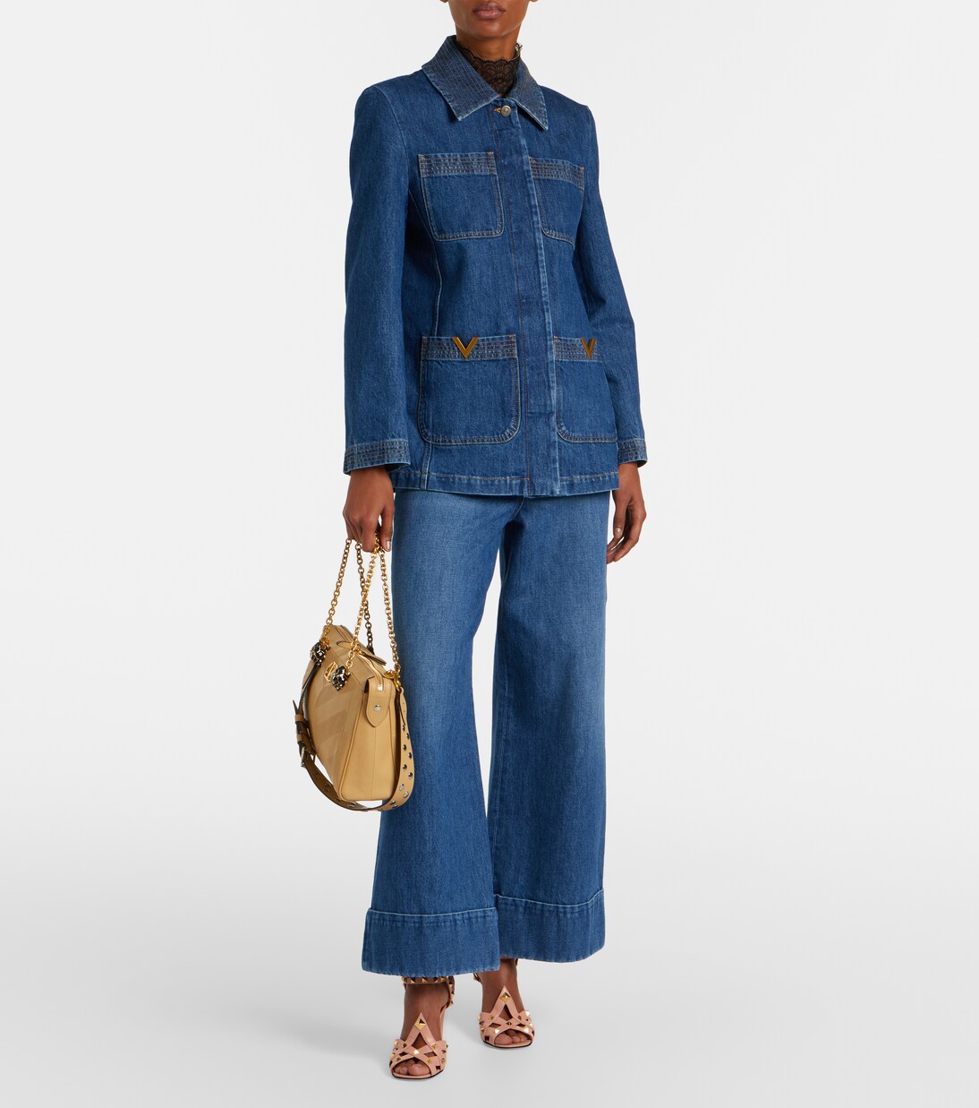 Studdy leather sandals | Valentino Garavani