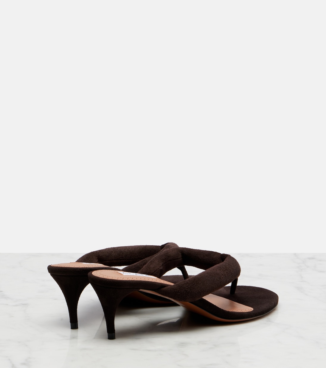 Sandalen aus Veloursleder | Alaïa