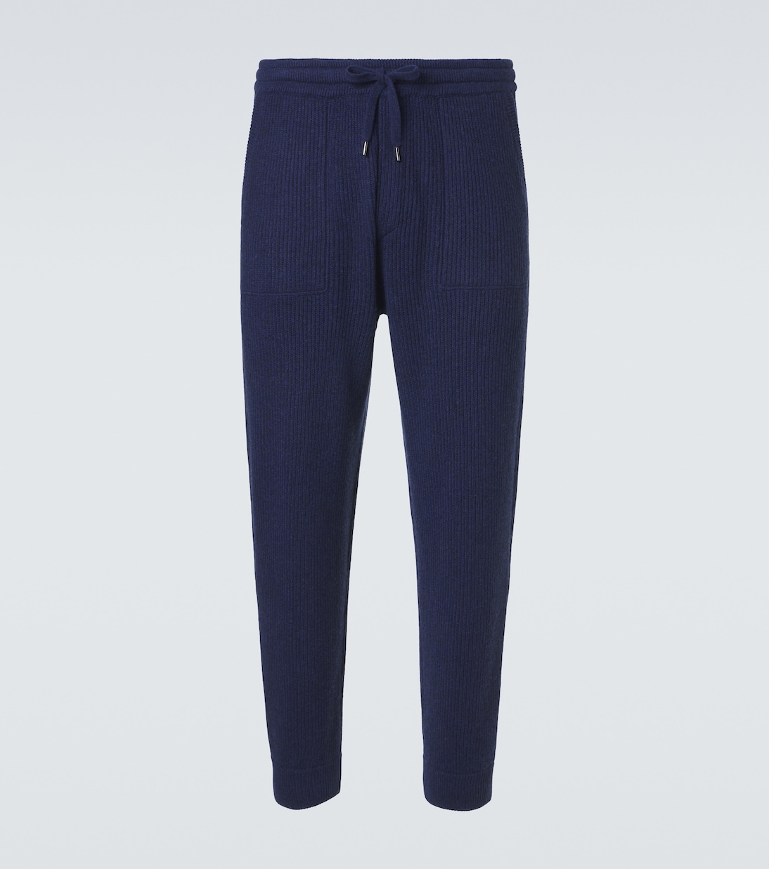 Ribbed-knit cashmere sweatpants  | Brunello Cucinelli