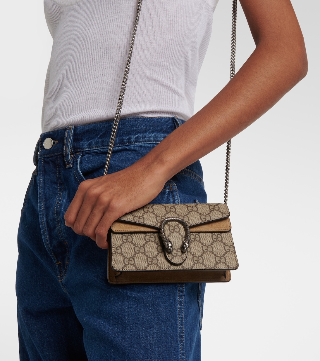 Dionysus GG Supreme Mini crossbody bag | Gucci