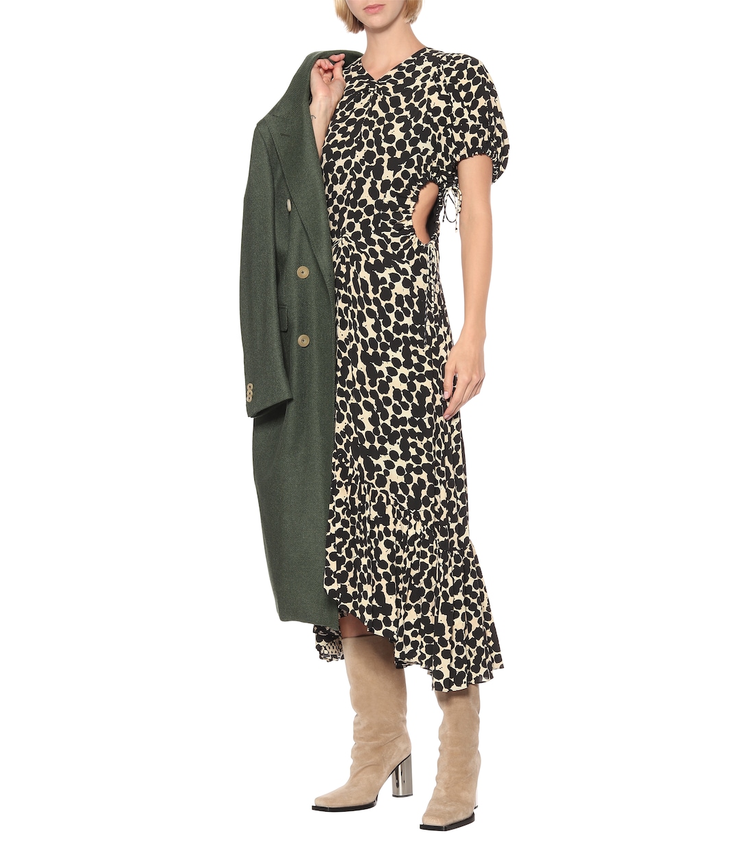 Stiefel aus Veloursleder | Proenza Schouler