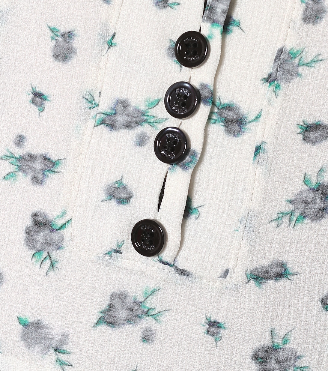 Robe longue imprimée en soie | Chloé