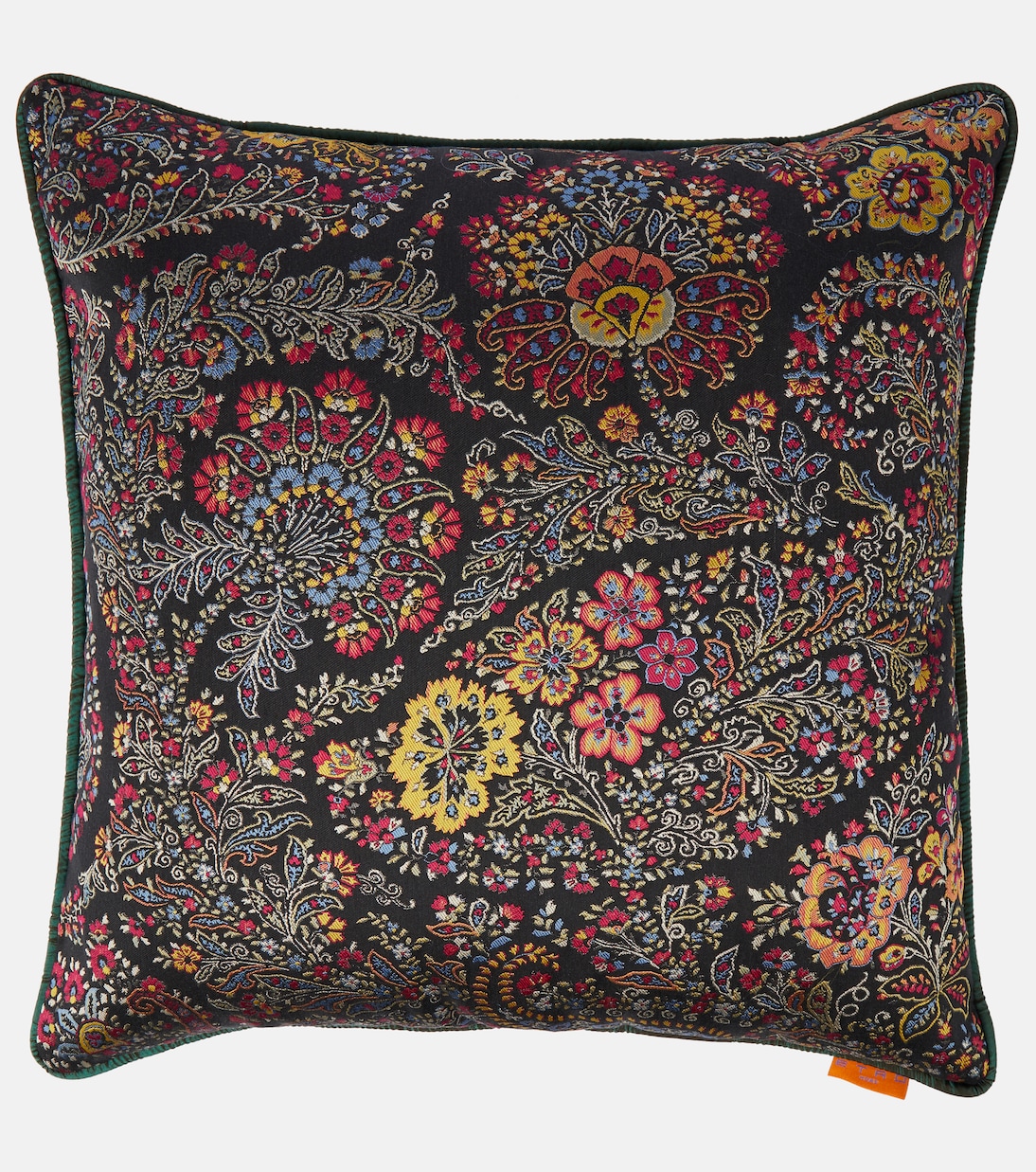 Jacquard cotton-blend cushion | Etro