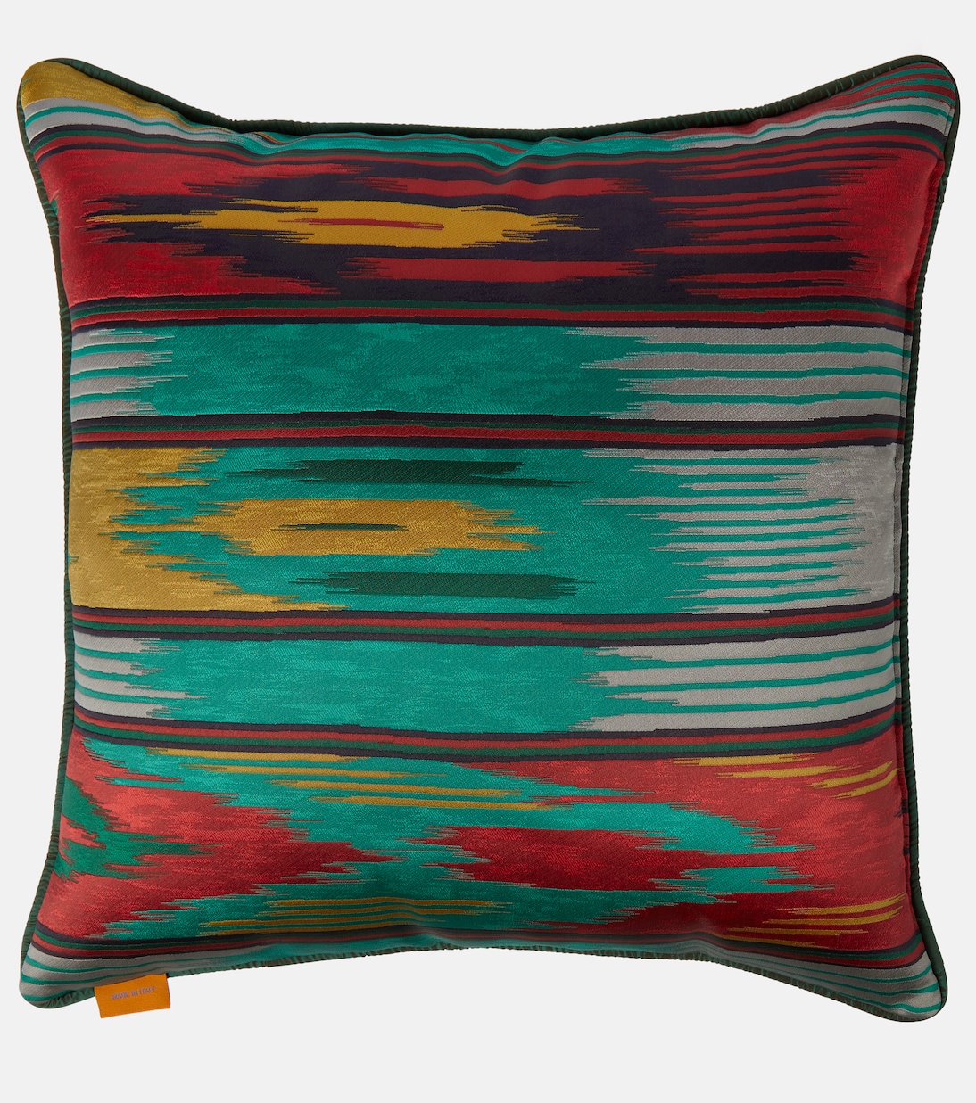 Jacquard cotton-blend cushion | Etro