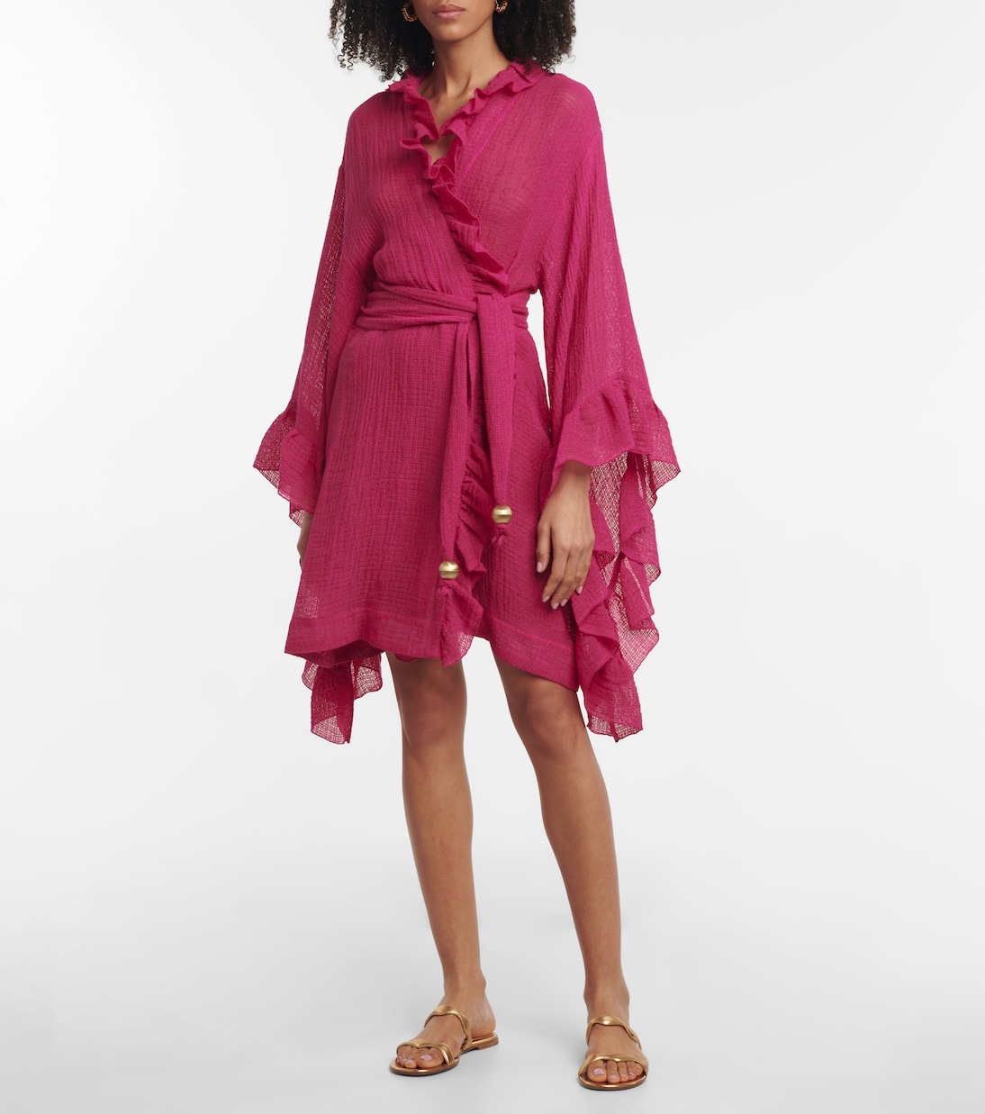 Minikleid Anita aus einem Leinengemisch | Lisa Marie Fernandez