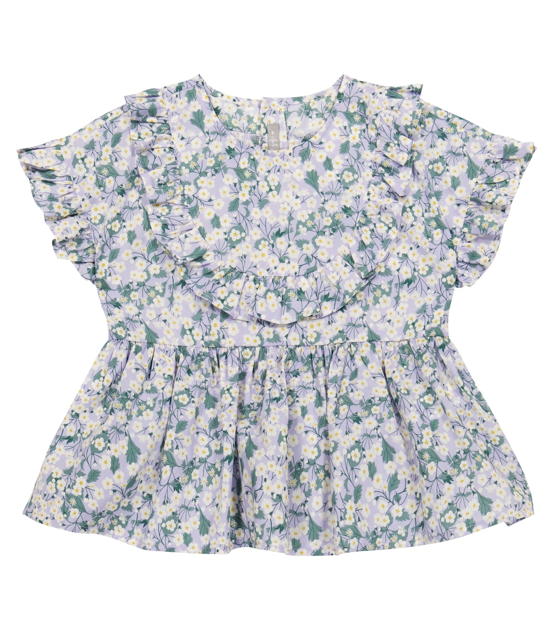 Floral cotton top | Il Gufo