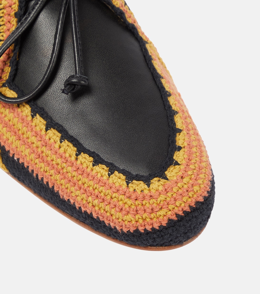 Loafers Hays aus Häkelstrick und Leder | Gabriela Hearst