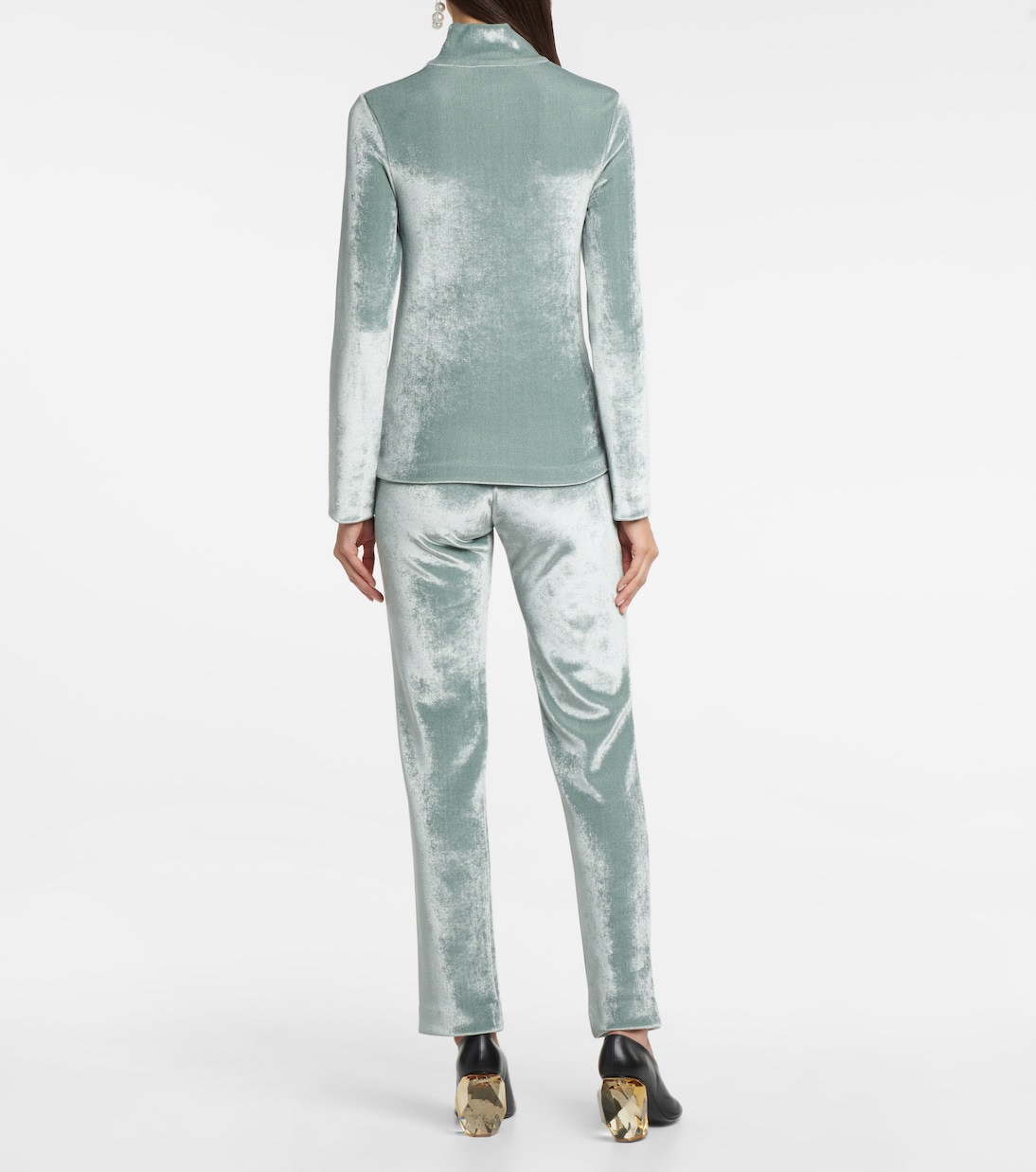 Longsleeve aus Samt | Jil Sander