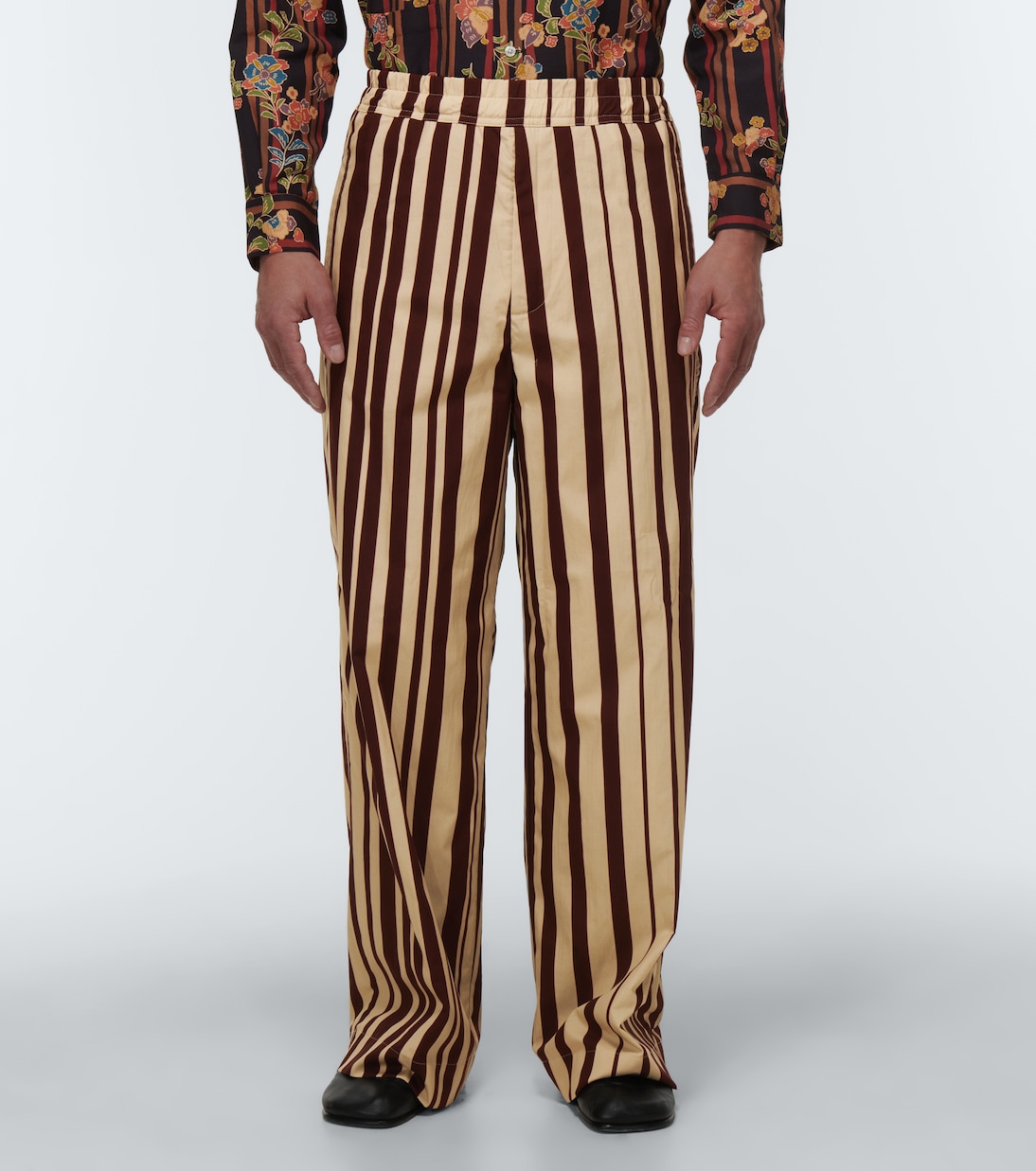 Striped wide-leg pants | Dries Van Noten