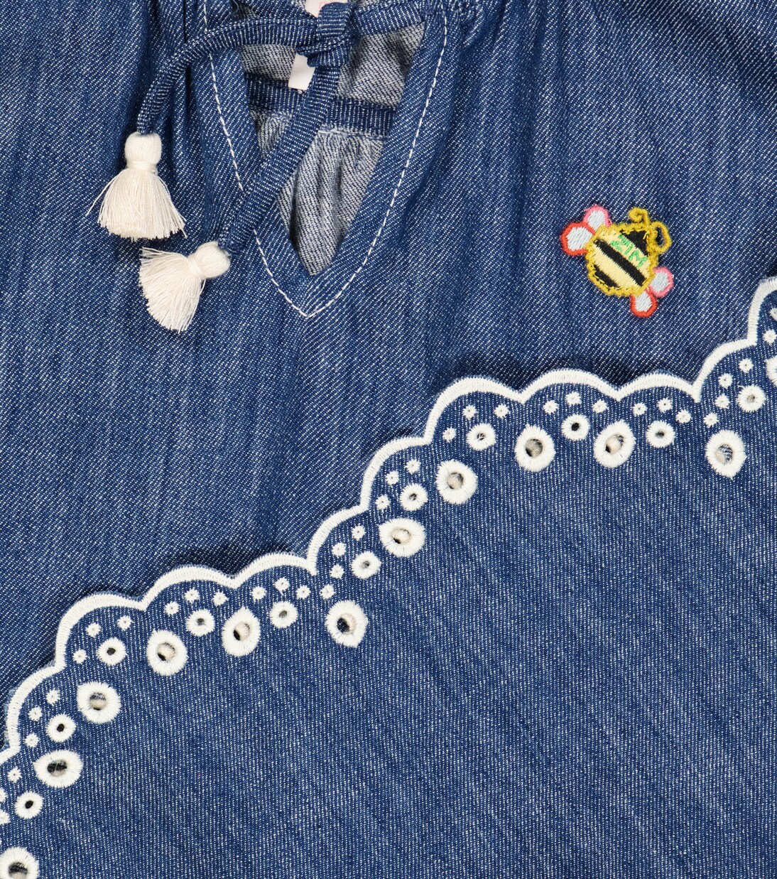 Tiggy denim top | Zimmermann Kids