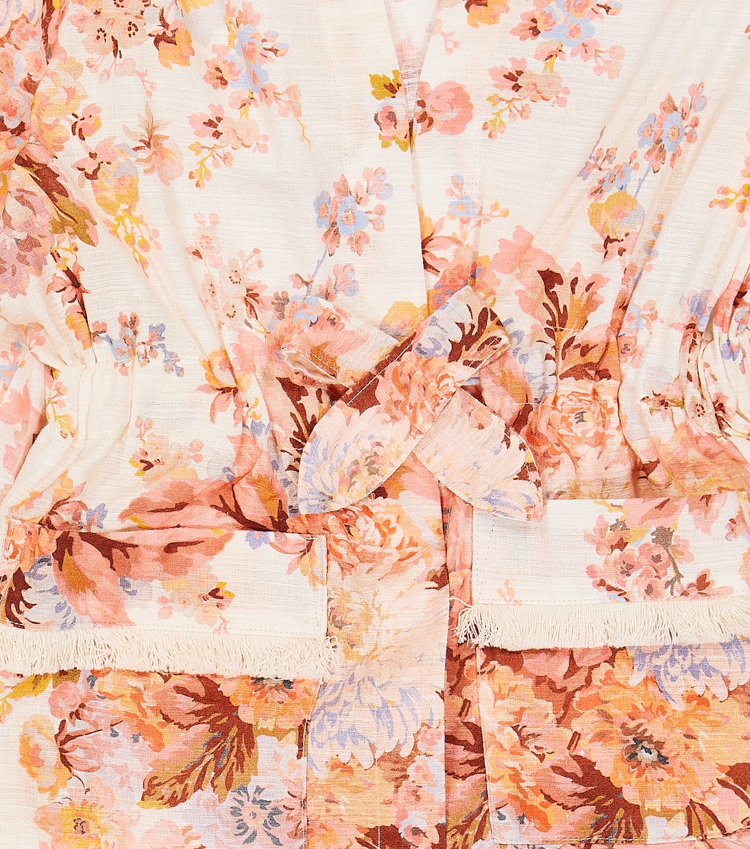 Devi floral cotton robe | Zimmermann Kids