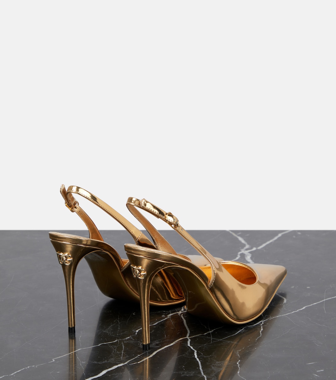 x Kim Lollo leather slingback pumps | Dolce&Gabbana