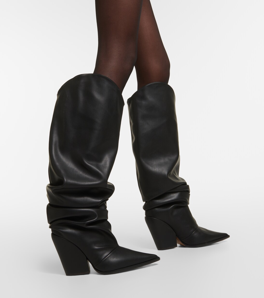 Stiefel aus Lederimitat | Alexandre Vauthier