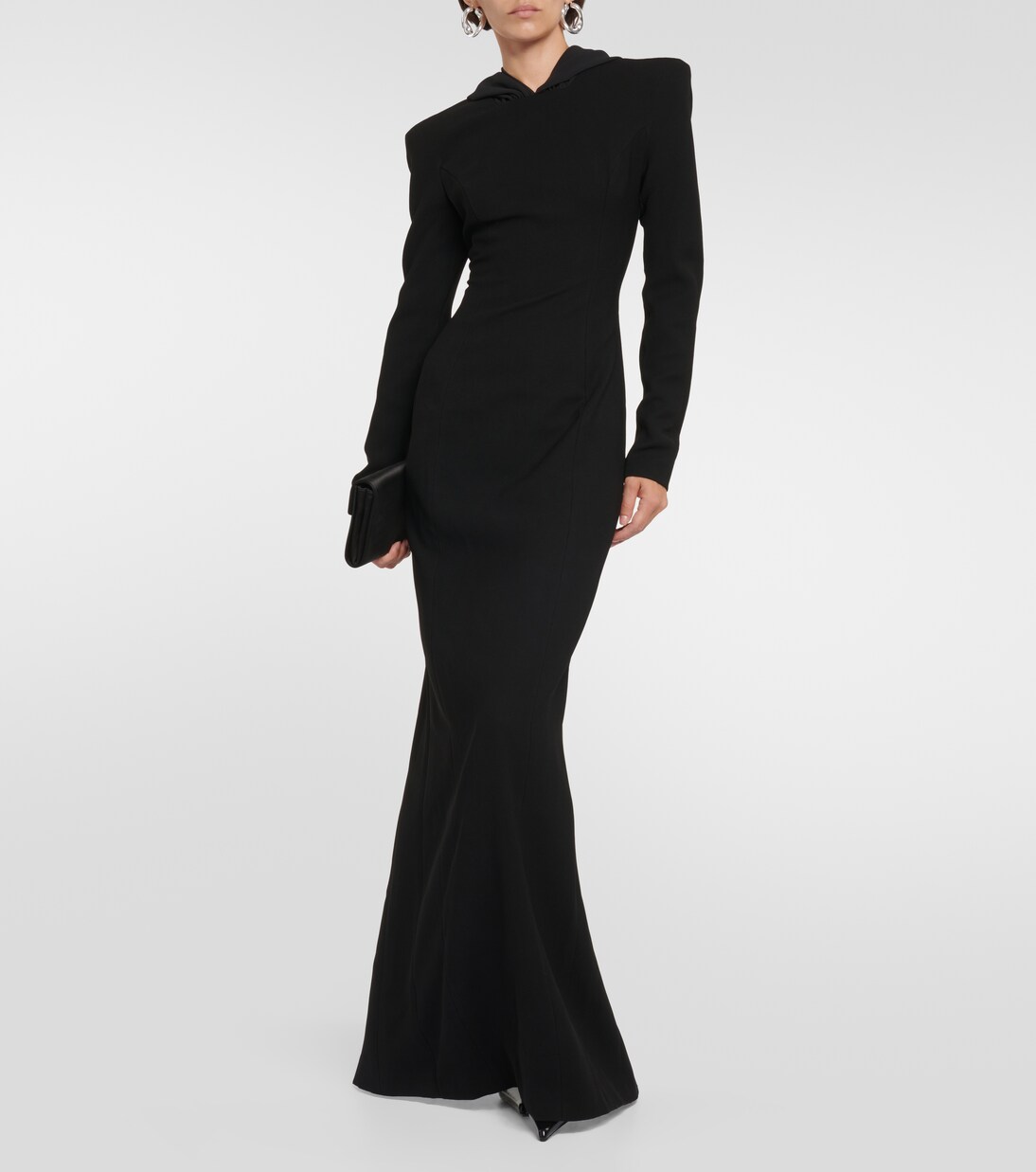 Maxikleid aus Crêpe | Mônot