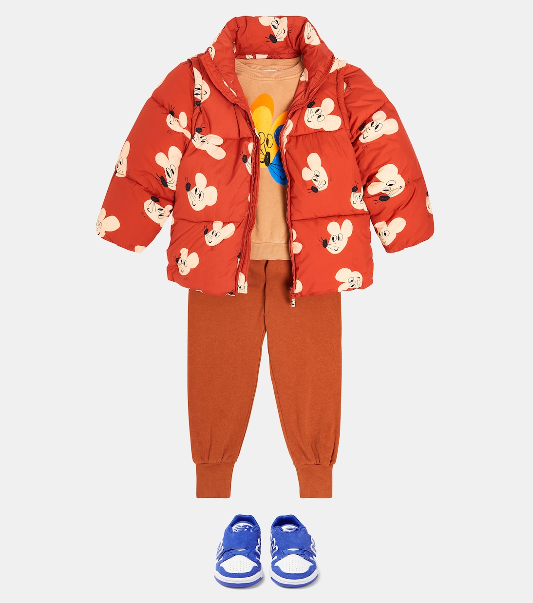 Printed cotton sweatshirt | Bobo Choses