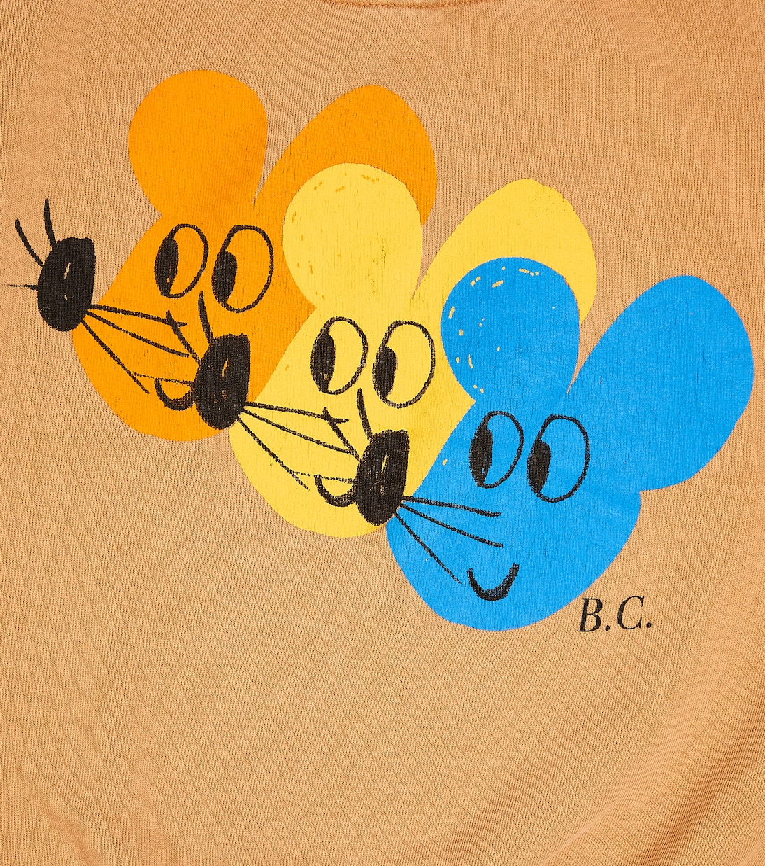 Printed cotton sweatshirt | Bobo Choses