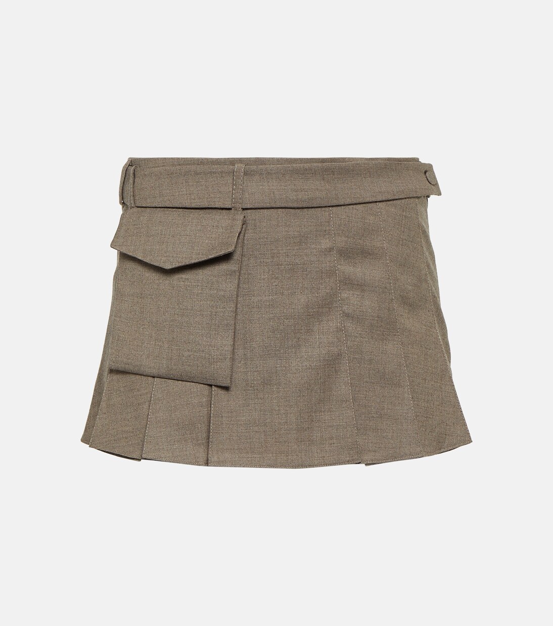 Mia pleated wool mini skirt | Aya Muse
